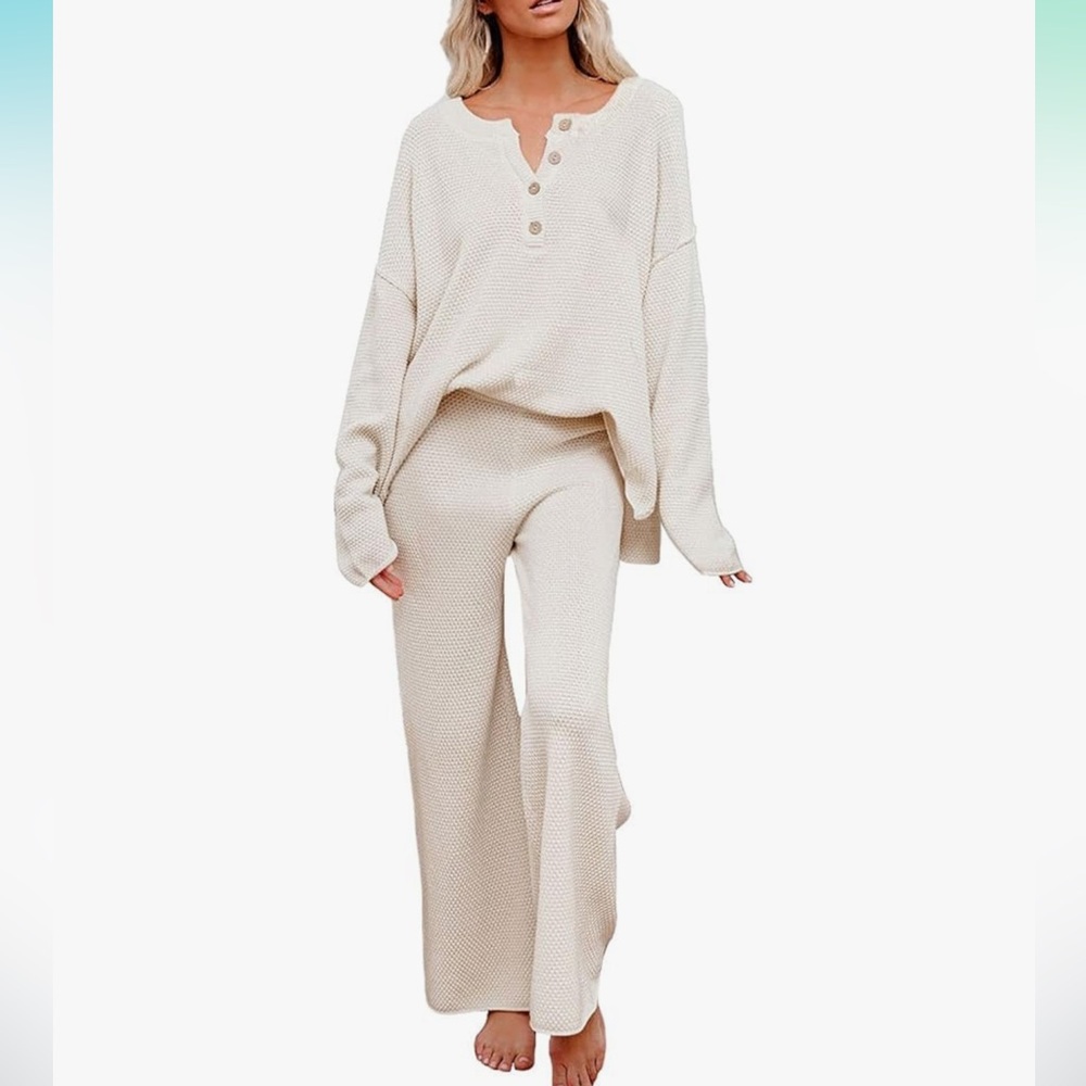 Beige Loungewear Set